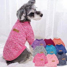 Pet Dog Cat Winter Warm Fleece Vest Clothes Puppy T Shirt Sweater Apparel Coat