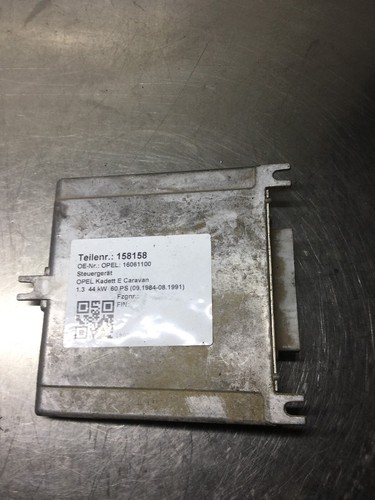 158158 Steuergerät OPEL Kadett E Caravan 16061100 1.3