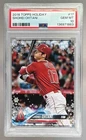 136971883 Shohei Ohtani 2018 Topps Holiday #HMW17 Rookie RC PSA 10