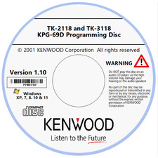 Kenwood KPG-69D Version1.10 Programming Software for TK-2118 and TK-3118