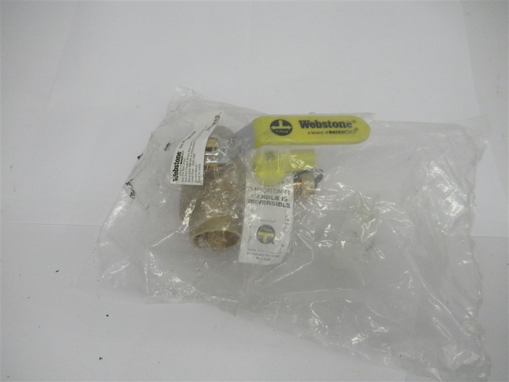 Webstone H-50615W , 1-1/4" Sweat Brass PRO-PAL Full Port Ball Valve W/ Drain