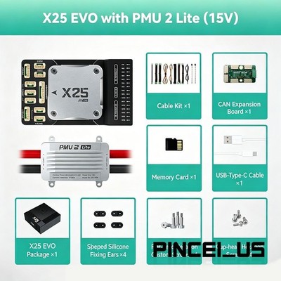 CUAV Pixhawk X25 EVO Opensource Fixed Wing Flight Controller for Ardupilot/PX4