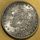 1882 Morgan Silver Dollar - Beautiful AU Details – 90% Silver – KM#110