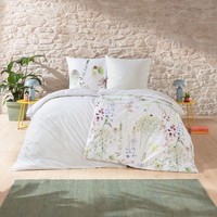 Estella Mako Jersey BettwäSche 135X200 Meadow GrüN Blumenwiese 6948-530
