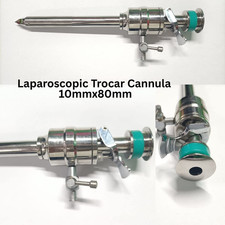 1PCS Laparoscopic Trocar Cannula 10mmx80mm For Surgical Instruments CE Approved