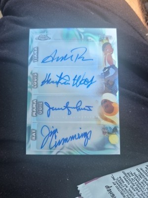 2026 Topps Disney Chrome Quad Auto Tiana Louis Mama Odie Ray SSP 1:148115