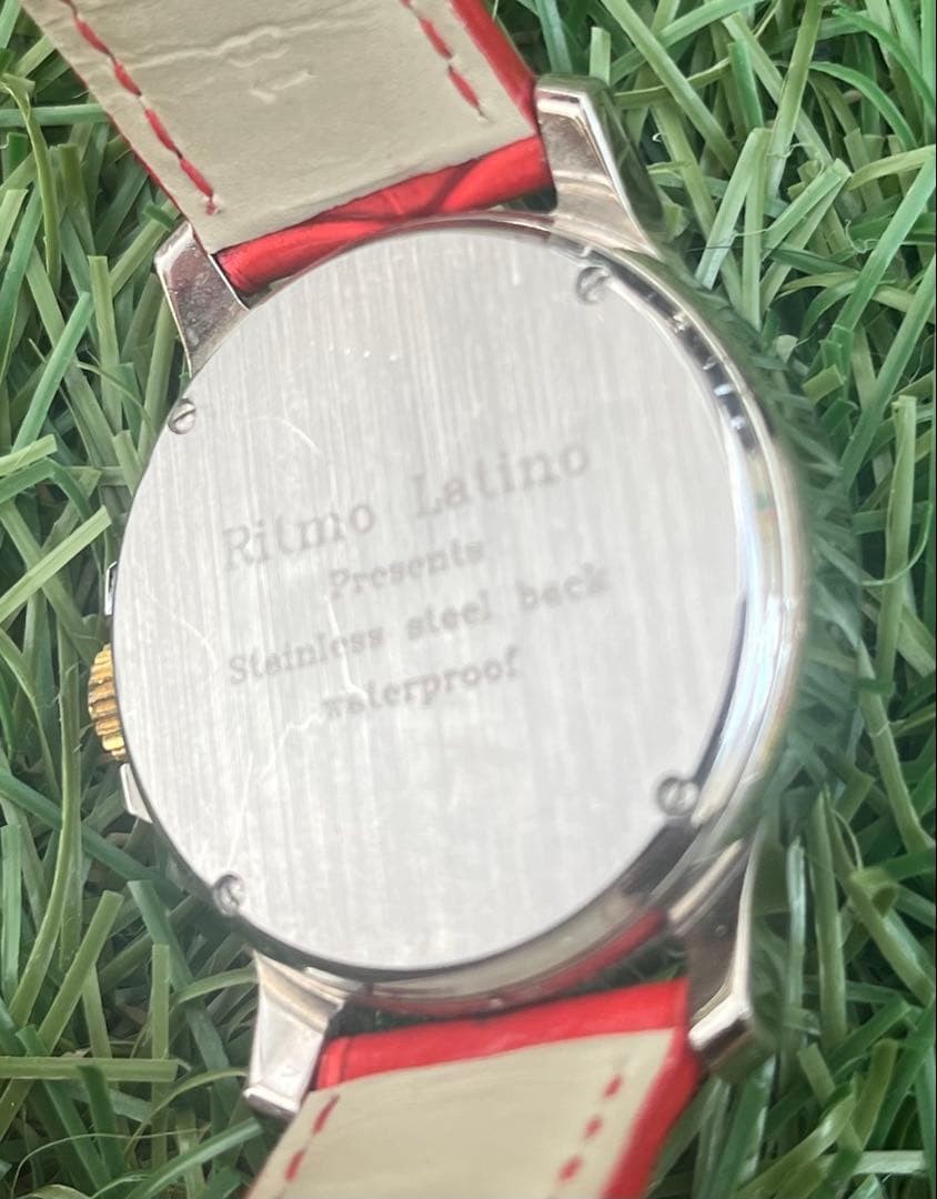 Ritmo Latino◇SOLE スイス製クォーツ100m防水/レザー◇USED品