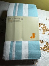 JAMIE AT HOME: NAPKINS -DUCK EGG BLUE X 4: LARGE; 100% COTTON; UNIQUE TABLE WARE