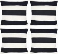 4 Pack Waterproof Pillow Covers Outdoor Throw Pillowcases Decorative Garden Cush