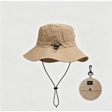 Foldable UPF50 Sun Bucket Hat Windproof Waterproof Unisex Outdoor Fisherman Hat