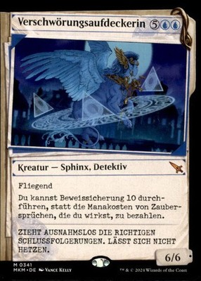 Verschwörungsaufdeckerin (V.1) # 341 MKM Mythic MTG Magic Deutsch