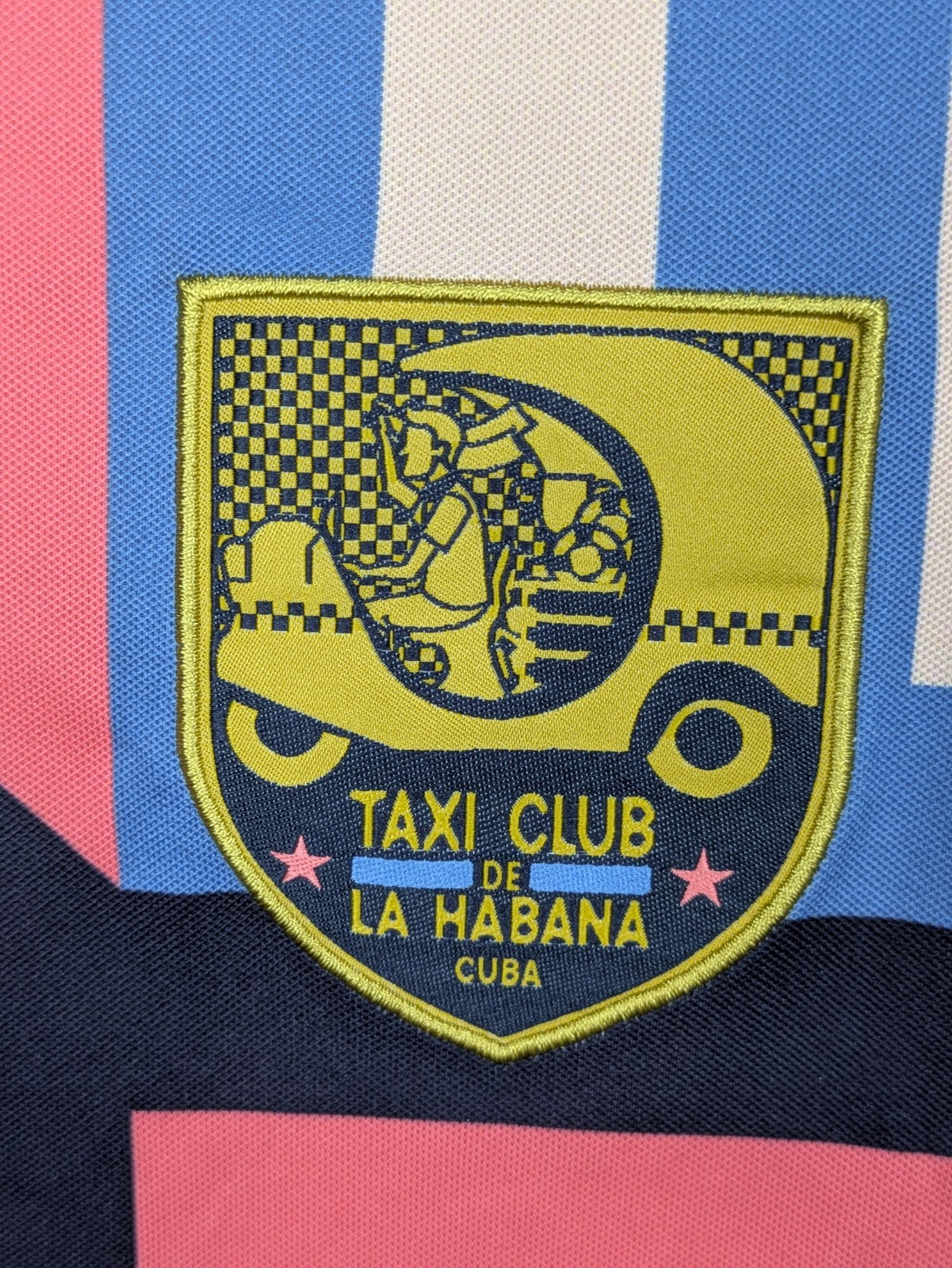 Puma Taxi Club De La Havana Cuba Pink Multi Color Soccer Jersey Size Small #7