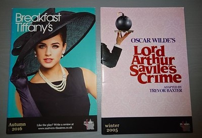 Breakfast at Tiffany s 2016 & Lord Arthur Savile s Crime 2005 Theatre Programmes