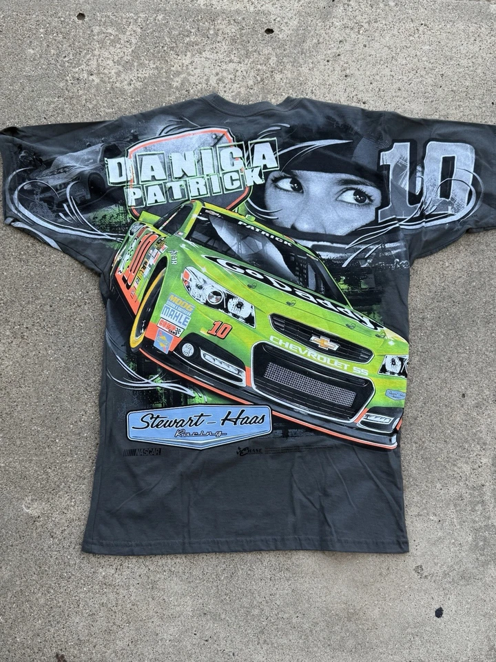 Camisa Chase Authentics para hombre talla L NASCAR Danica Patrick Foto 2 de 3