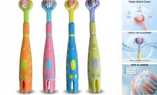 Toddler Toothbrush Pack, Ultra Soft Bristles Kids Toothbrush for Ages 3-12 4
