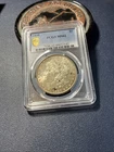 1890 Silver Morgan Dollar, PCGS MS62, True Value Label
