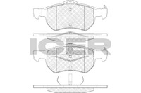 Bremsbelagsatz Vorne Ate-System FüR Chrysler Grand Voyager III VAN GS / 95-08