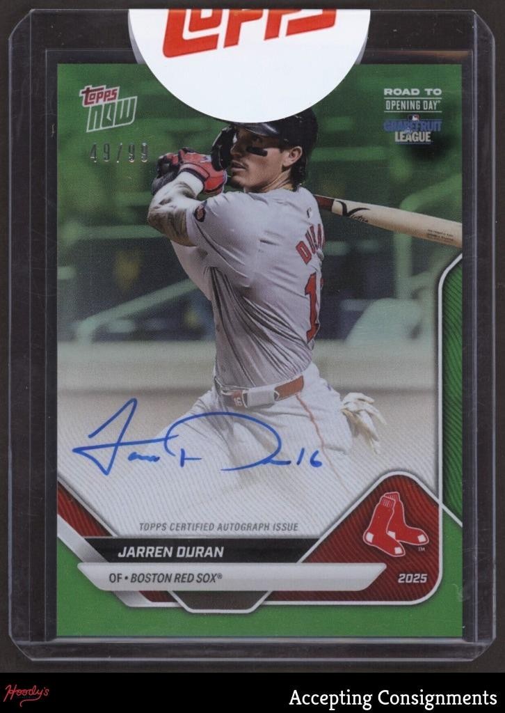 その他 AUTOGRAPH BOOK CARD 4/25 JARREN DURAN その他 AUTOGRAPH BOOK CARD 4/25 JARREN DURAN 2022 Topps