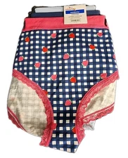 NWT Way To Celebrate Hipster Panties 3-Pack Cotton Blend Size XXL Multicolor