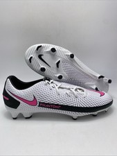 Nike Phantom GT Academy FG/MG White Pink Blast Black CK8460 160 Men's Size 12
