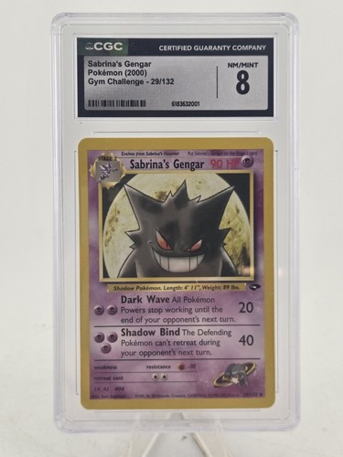 Sabrina's Gengar (Unlimited) graded CGC 8 for sale on eBay