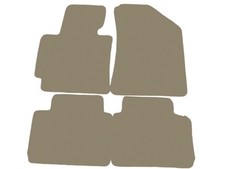 Fußmatten, Automatten für Kia Soul II 2013-2019, Dunkelbeige x14 Rand