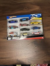 Hot Wheels 2010 Matte Blue Bugatti Veyron 10 Pack Gran Torino Mustang Saleen