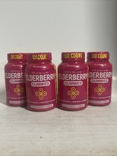 4x Lifecentric Health Premium Elderberry Gummies 100ct Immune Support Exp 8/26
