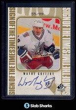 1998 UPPER DECK SP AUTHENTIC #WG WAYNE GRETZKY SIGN OF THE TIMES GOLD AUTO /99