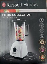 Image of Russell Hobbs Food Collection Jug Blender, 2 Speeds 1.5 L 400 W, White - 24610