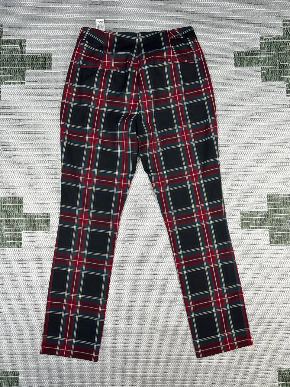 Zara Basic Pants Womens Medium Multicolor Christm… - image 2