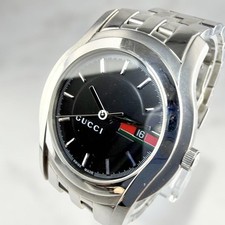 GUCCI Wristwatch Sherry Line Stainless Steel Date Vintage Authentic From Japan