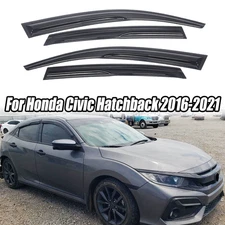 Out-channel For Honda Civic Hatchback 16-21 Mugen Style Window Visor Rain Guard