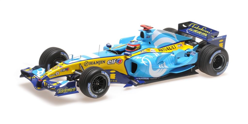 Minichamps 117051005 1:18 RENAULT F1 TEAM R25 - FERNANDO ALONSO - WINNER FRENCH