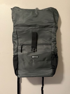 DEWUR Hiking Backpack Gray/Black Nylon Buckle Zipper Adjustable Straps