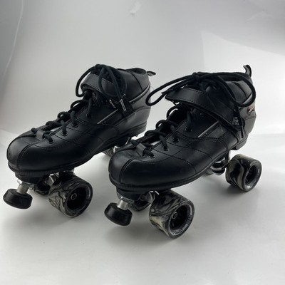 Sure-Grip ROCK GT-50 Speed Roller Skates Black Quad Wheels Mens Size 12