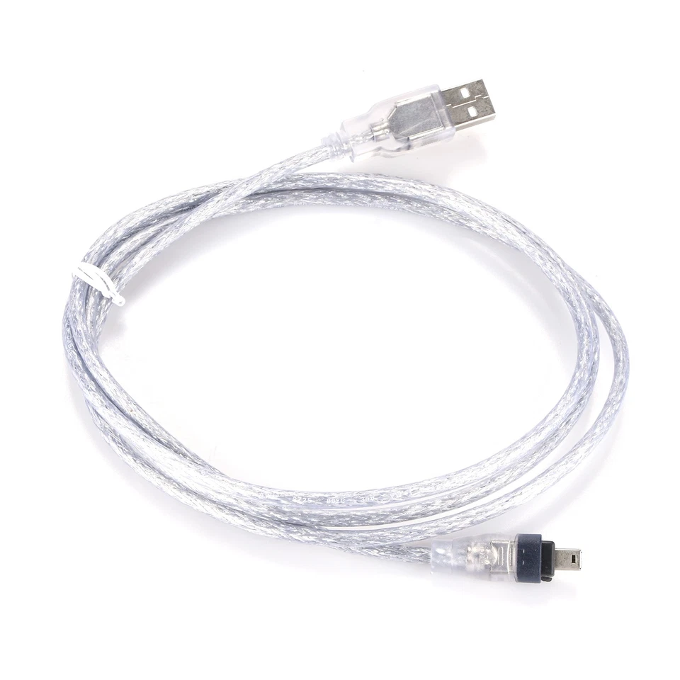 5ft/1.5m USB Male to Firewire IEEE 1394 4Pin Data Transfer Male Converter Cable - Image 4 of 4