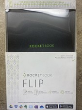 Rocketbook Flip Smart Reusable Notepad, 8.5x1...