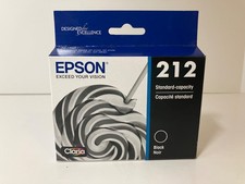 Epson Claria 212 Black Standard Capacity Ink Cartridge Expires 1/ 2026