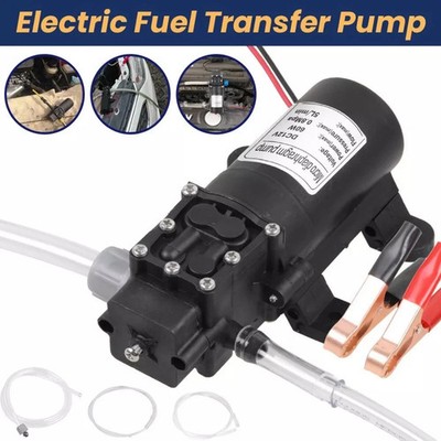 DC 12V 5L Oil Transfer Pump Fluid Extractor Suction Vacuum Change Scavenge Kit