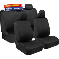 Comfortable And Protective Black Car Seat Covers - Full Set For All Vehicles