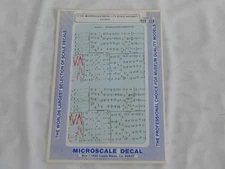 1/72 Micro Scale Decals Sheet 72506 US Navy F-8 Crusader Data Stencils NEW