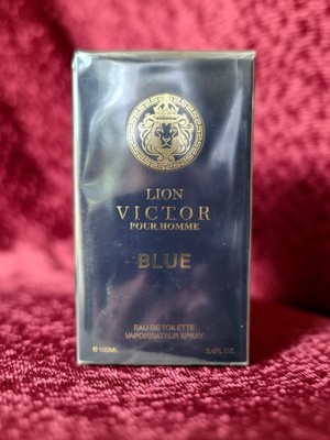 Lion Victor Blue Pour Homme Eau de Toilette Vaporisateur Spray 3.4 fl oz