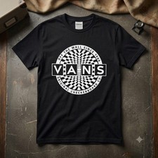 HOT  Vans Off The Wall Mens Checker Graphic Unisex T-shirt