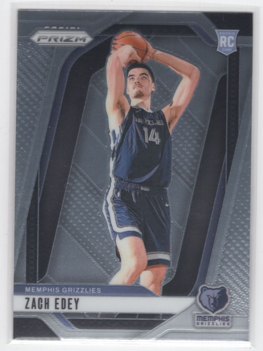 #249 2024-25 Prizm BASE Zach Edey RC Grizzlies