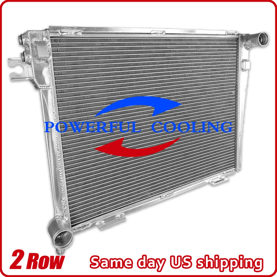 Radiador completo de aluminio para BMW 3 E30 320i 323i 325i 325ix 325e M20 MT 1982-1993 Foto 2 de 4