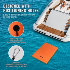 Lily Pad Floating Mat Large 9x6 FT Water 3-Layer Dock For Adults Kids 1.3"