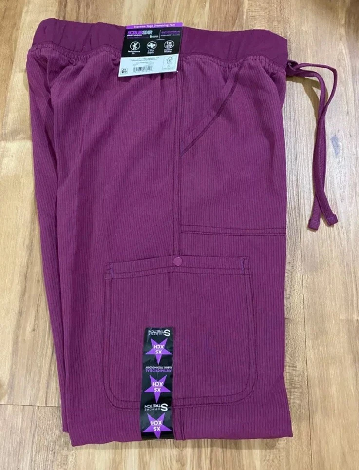 Pantalon de jogging de yoga stretch suprême femme Scrubstar taille XS neuf avec étiquette