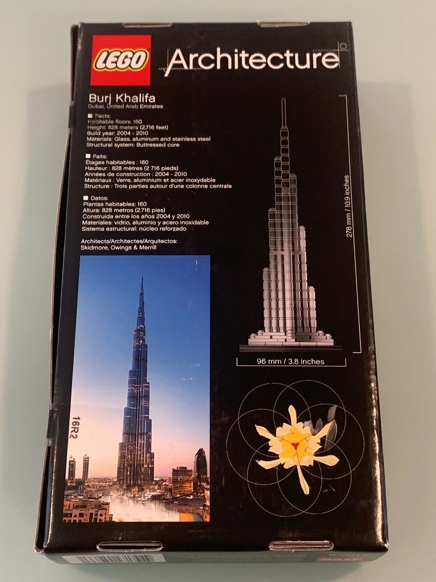 Lego Architecture 21008 Burj Khalifa BRAND NEW Factory Sealed Box
