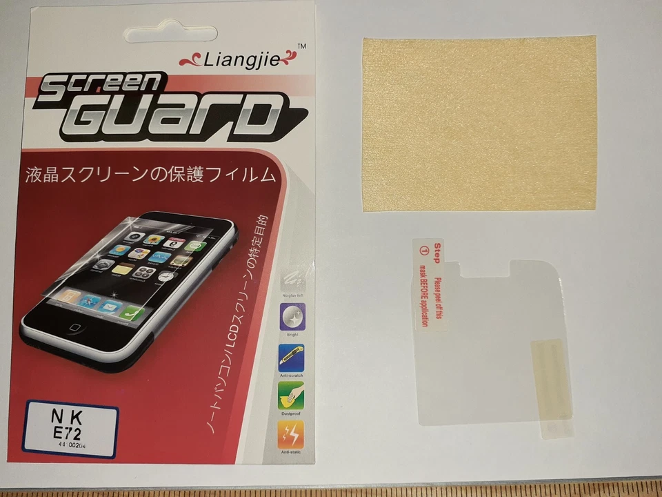 1 peça para Nokia E72 filme de tela alta transparente protetor de celular EUA ENVIO - Imagem 2 de 4